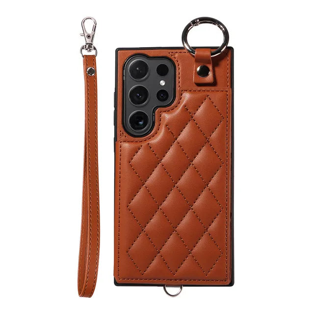 All-Around Shockproof Magnetic Leather Wallet Case for Samsung Galaxy