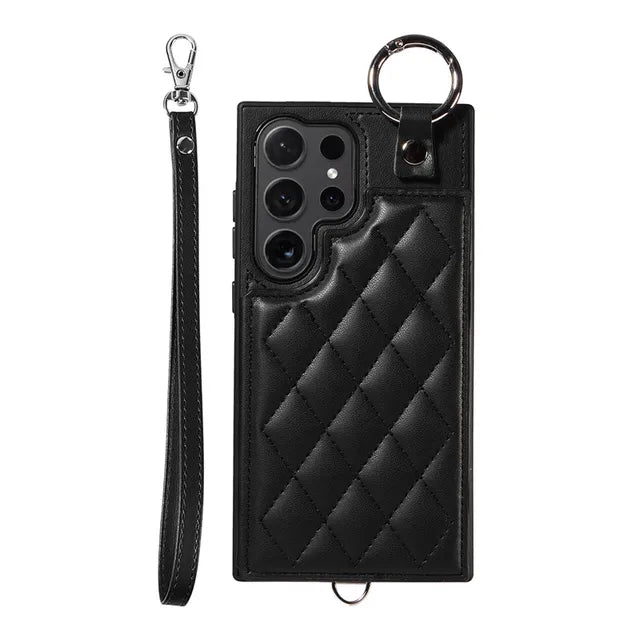 All-Around Shockproof Magnetic Leather Wallet Case for Samsung Galaxy