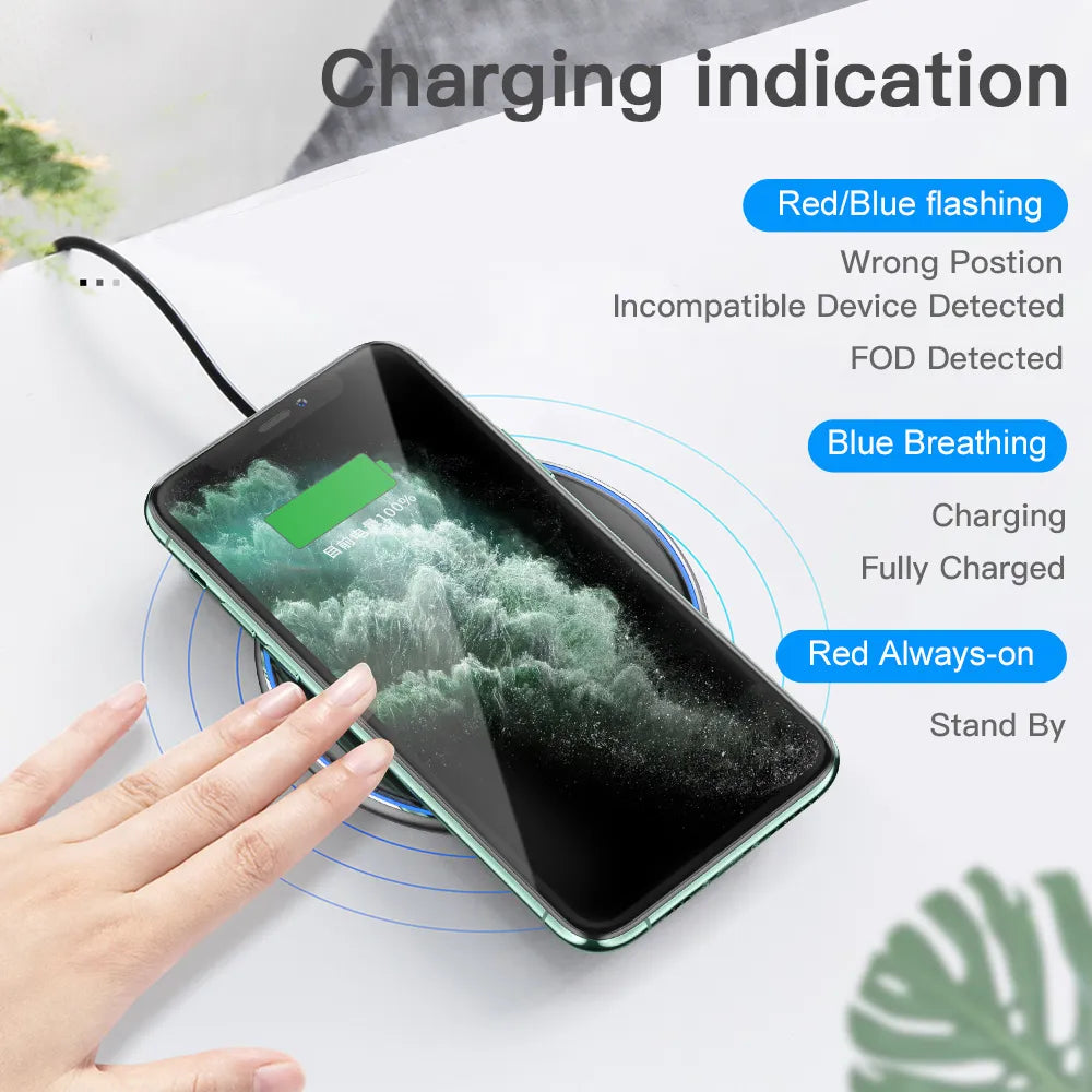 15W Fast Wireless Charging Pad