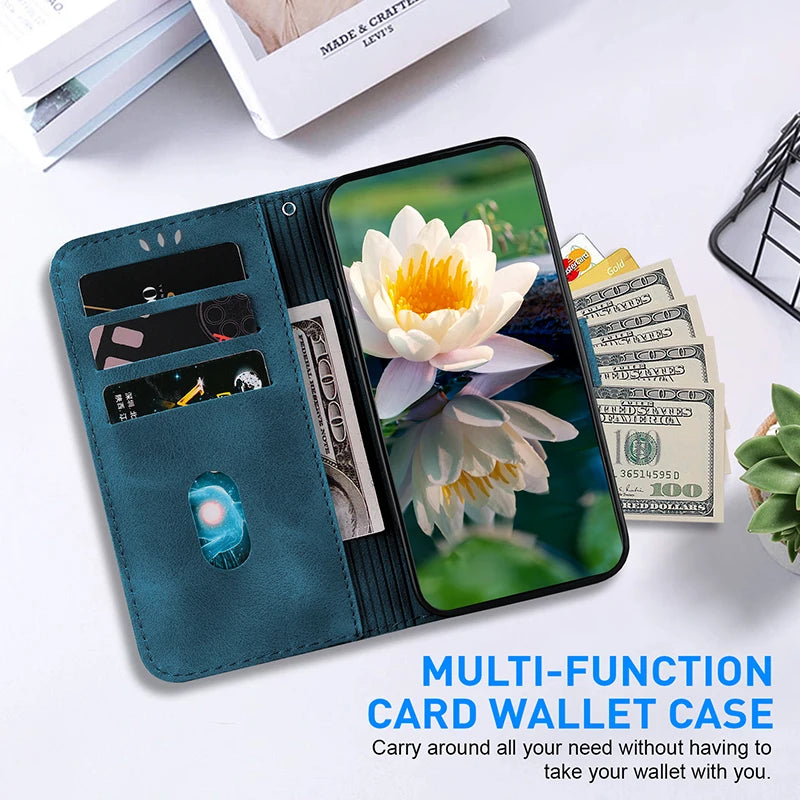 Classic Flip Wallet Case for Samsung