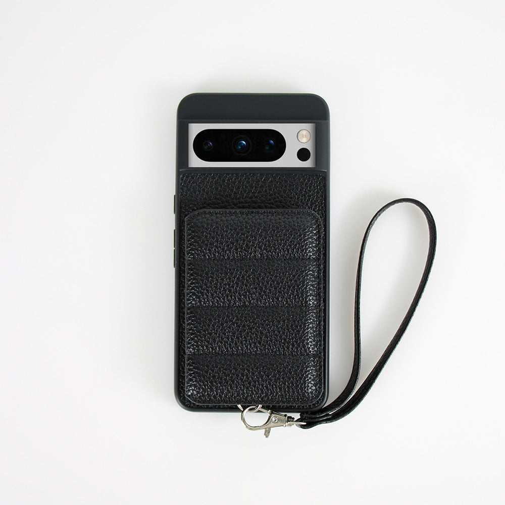 Wallet Style Lanyard Phone Case for Google Pixel