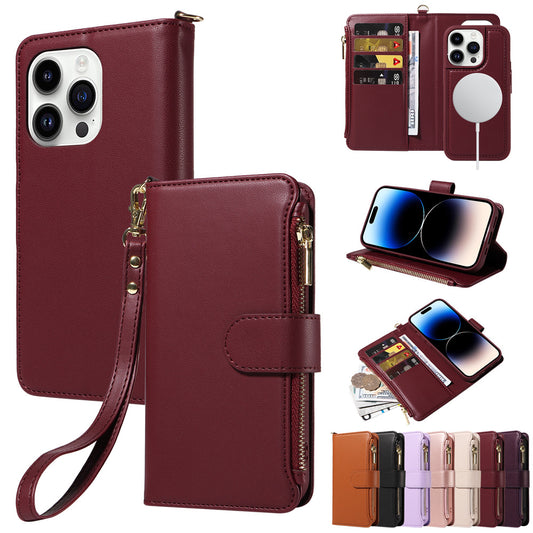 New Apple Leather Case Wallet Phone Case