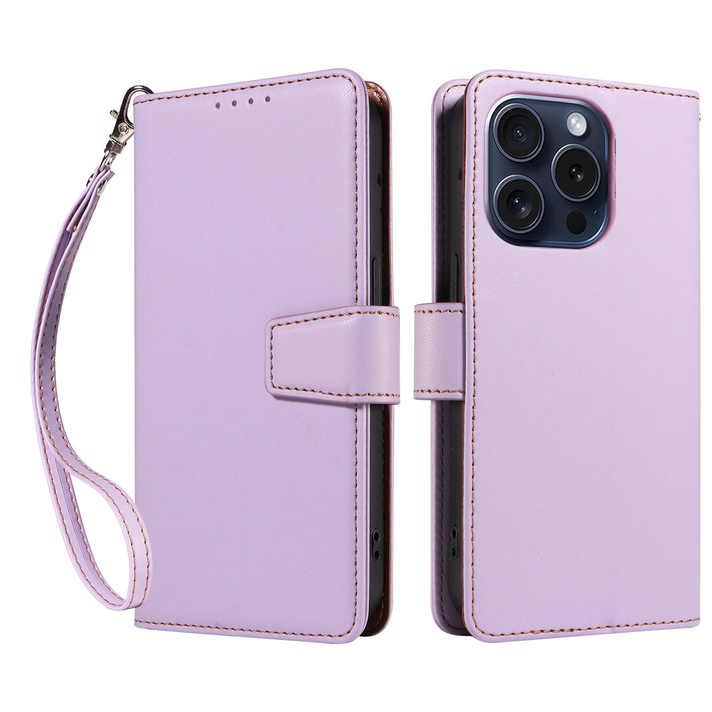 Wallet Phone Case Card Holder Money Clip for iPhone