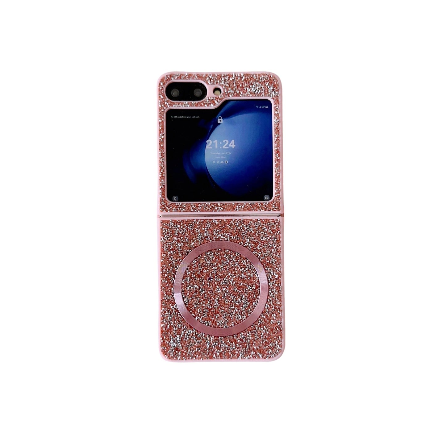 Shiny Diamond Magnetic Phone Case for Samsung Galaxy Z Flip