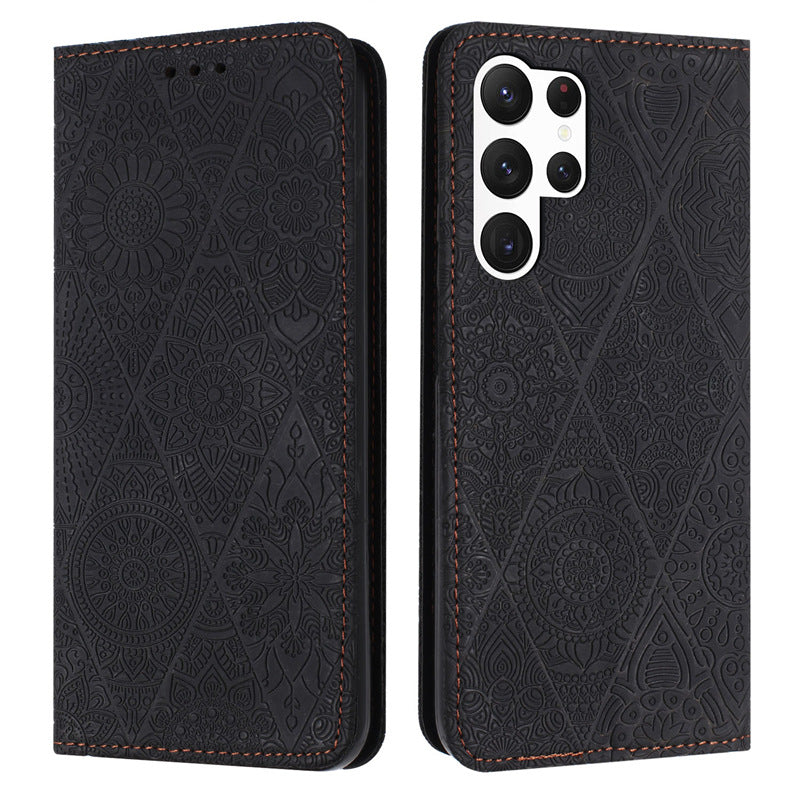 Magnetic Leather Wallet Phone Case for Samsung Galaxy