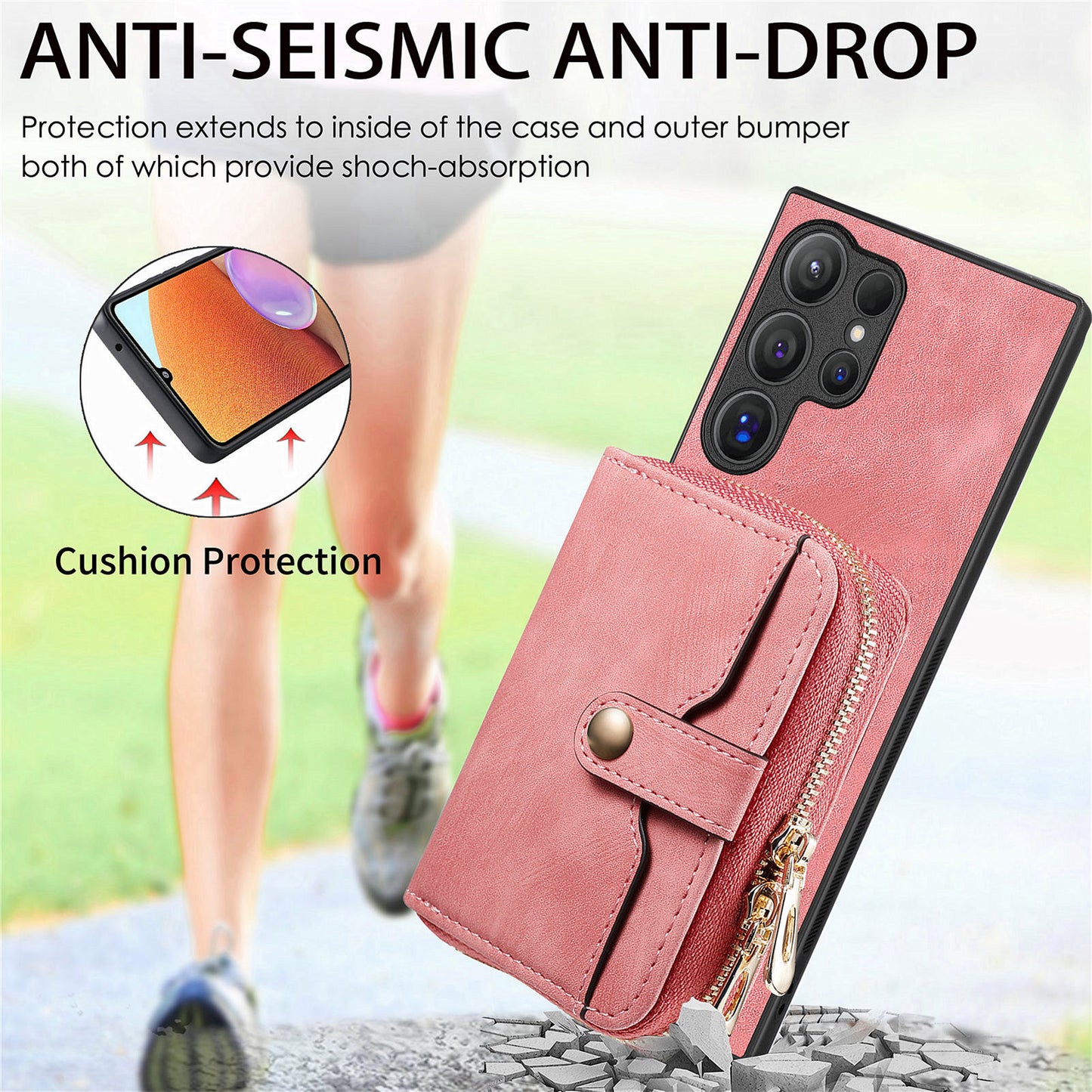 Lanyard Leather Flip Case for Samsung Galaxy