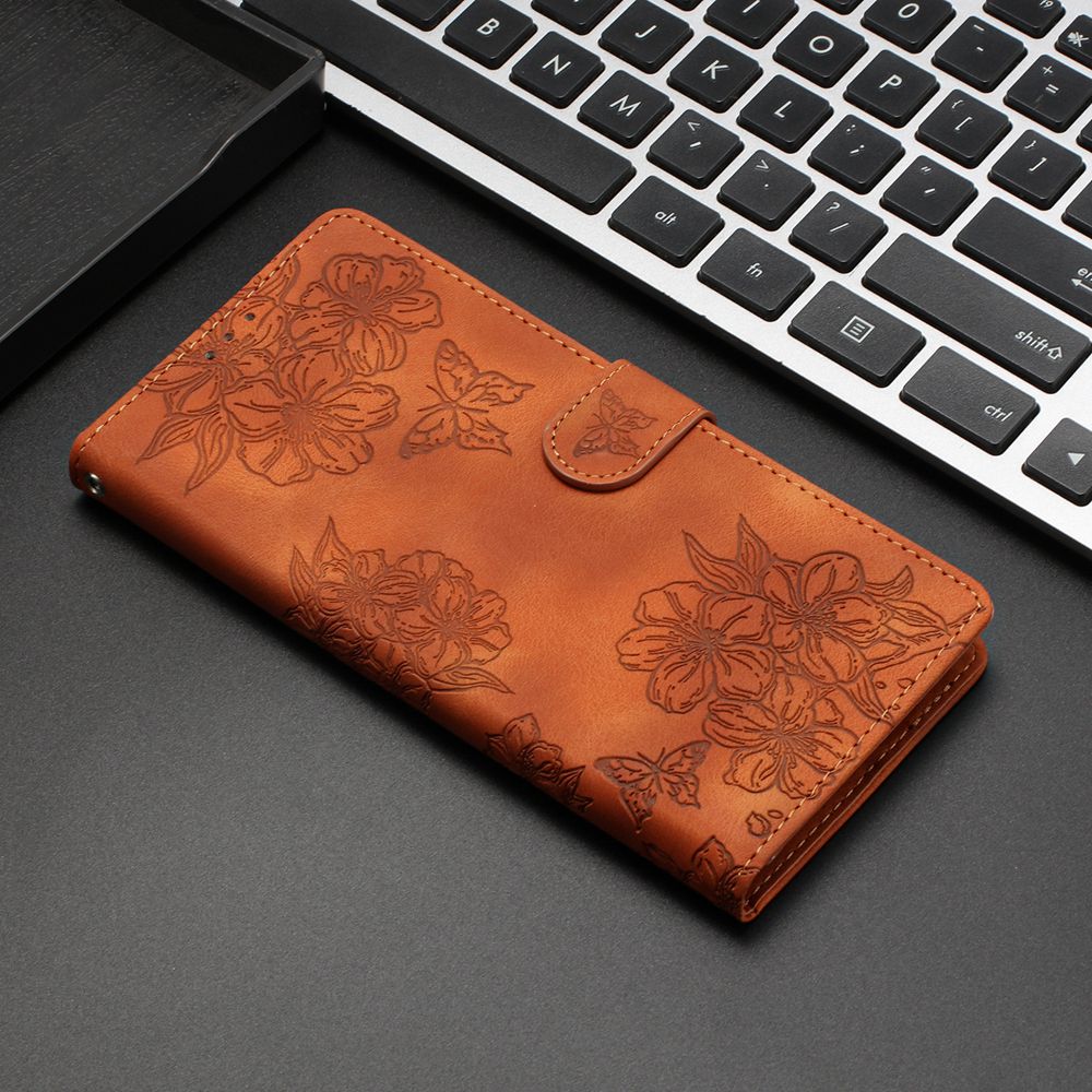 Floral Leather Wallet Phone Cover for Samsung Galaxy