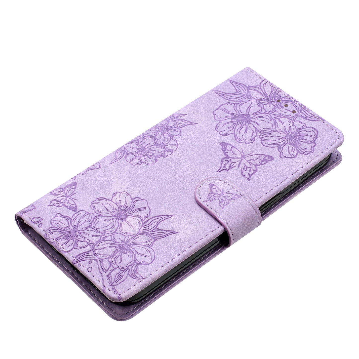 Floral Leather Wallet Phone Cover for Samsung Galaxy