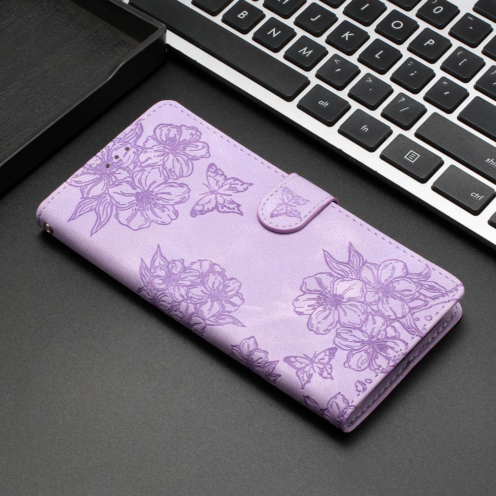 Floral Leather Wallet Phone Cover for Samsung Galaxy