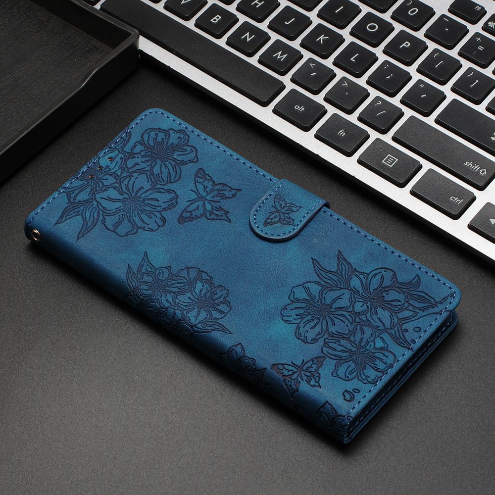 Floral Leather Wallet Phone Cover for Samsung Galaxy