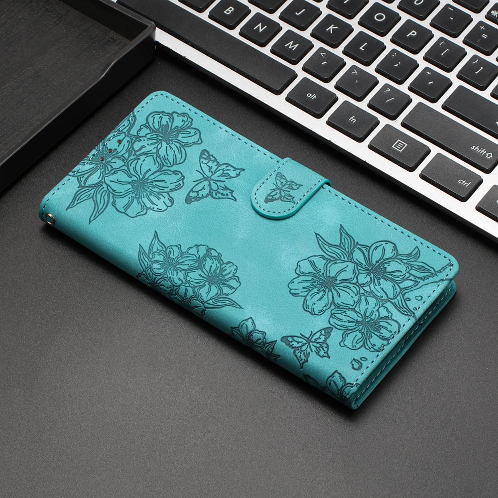 Floral Leather Wallet Phone Cover for Samsung Galaxy